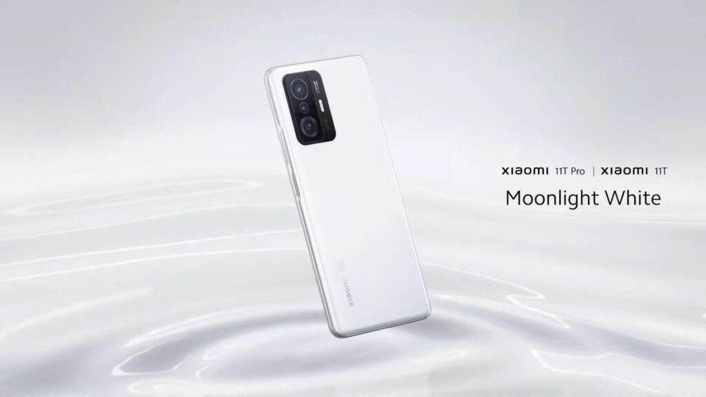 Xiaomi 11T／11T Proの本体カラー (ホワイト)