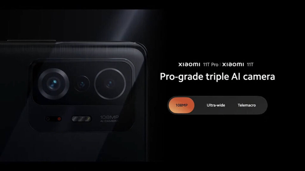 Xiaomi 11Tのカメラ