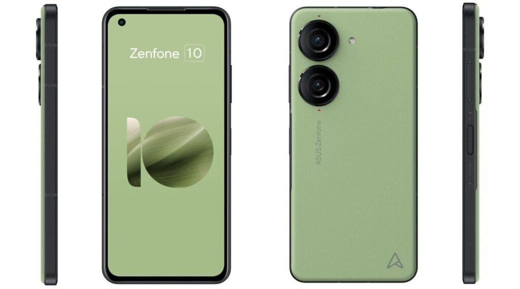Zenfone10のグリーン (緑色)