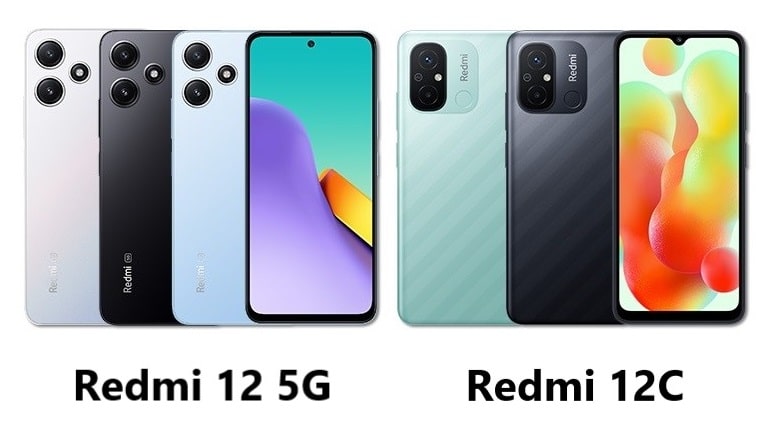 Redmi 12 5GとRedmi 12C